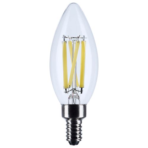 Main product image of 8W B11 LED, Candelabra Base, Candle-Tip, Clear, 3500K CCT, 120V (6 Pack)