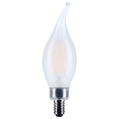 Main product image of 4W CA10 LED, Candelabra Base, Frost Finish, 3500K CCT, 120V (6 Pack)