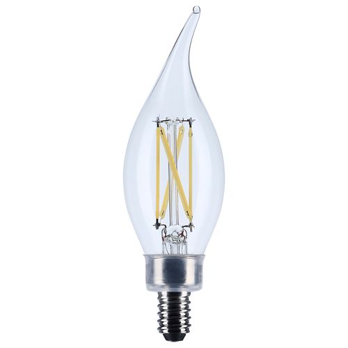 Main product image of 5.5W CA10 LED, Candelabra Base, Clear, 3500K CCT, 120V (6 Pack)