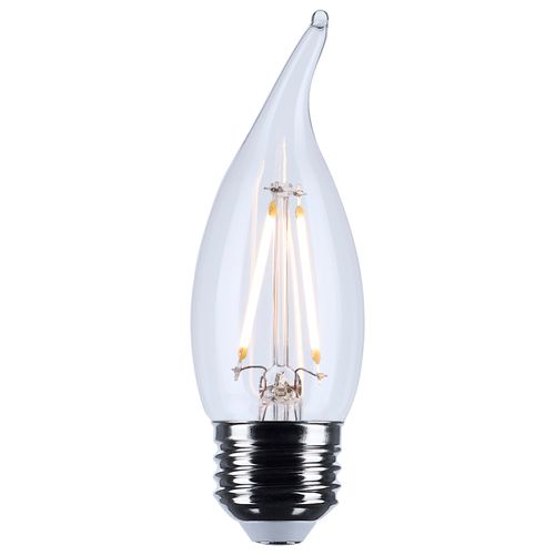 Main product image of 3W CA10 LED, Medium Base, Clear, 3000K CCT, 120V (6 Pack)