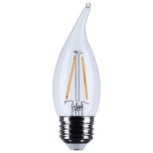 Main product image of 3W CA10 LED, Medium Base, Clear, 3000K CCT, 120V (6 Pack)