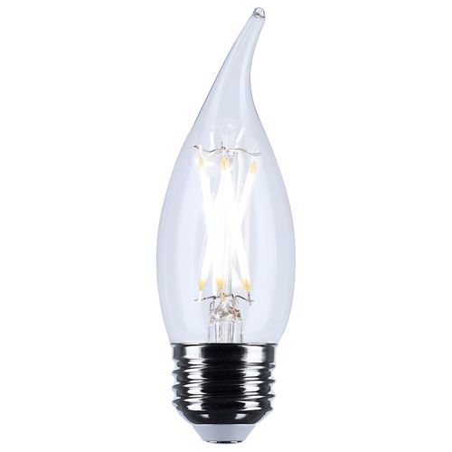 Main product image of 5.5W CA10 LED, Medium Base, Clear, 5000K CCT, 120V (6 Pack)