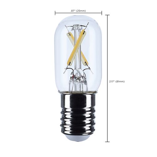 Main product image of 3W T6.5 LED, Intermediate Base, Clear, 4000K CCT, 120V (6 Pack)