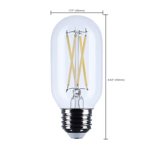Main product image of 5.5W T14 LED, Medium Base, Clear, 3000K CCT, 120V (6 Pack)