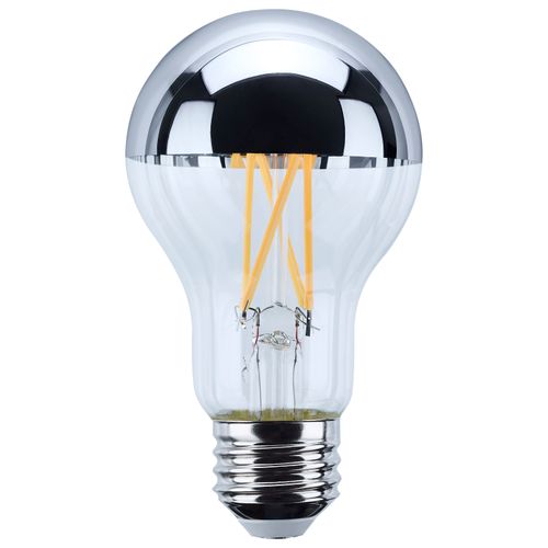 Main product image of 8W A19 LED, Medium Base, 2700K CCT, Silver Crown, 60W Replacement (6 Pack)