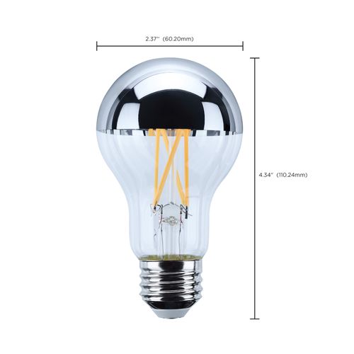 Main product image of 12W A19 LED, Medium Base, 2700K CCT, Silver Crown, 100W Replacement (6 Pack)