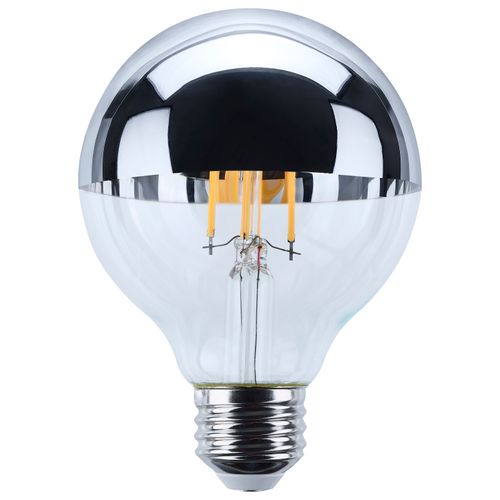 Main product image of 5.5W G25 LED, Medium Base, 2700K CCT, Silver Crown, 60W Replacement (6 Pack)