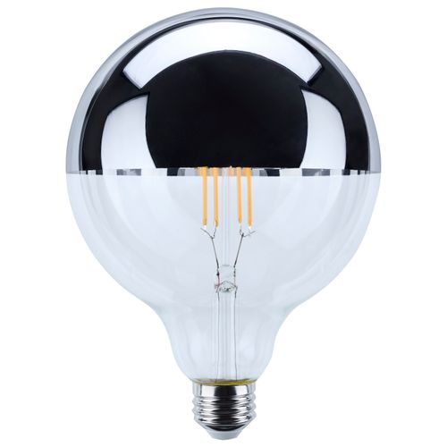 Main product image of 8W G40 LED, Medium Base, 2700K CCT, Silver Crown, 100W Replacement (6 Pack)