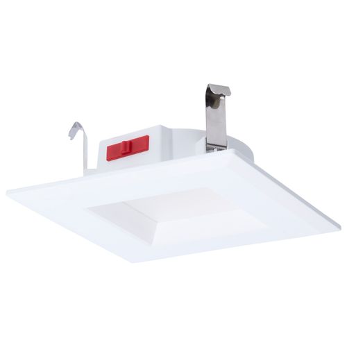 Main product image of 6W LED Downlight Retrofit, 4", CCT Selectable, Square, White Finish
