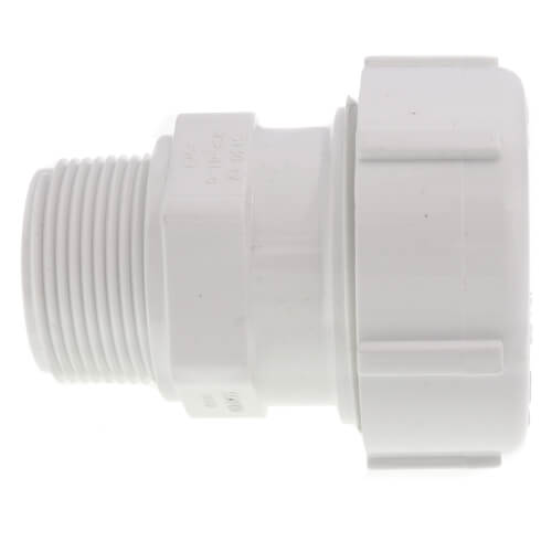 Main product image of 1-1/4" PVC Sch. 40 Compression Male Adapter (Buna-N Gasket)