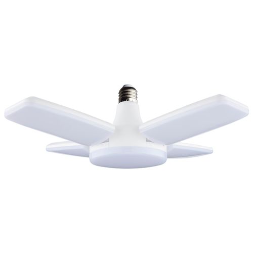 Main product image of 60W LED Multi-Beam Utility/Garage Lamp, 5000K Natural Light, White Finish, 120V