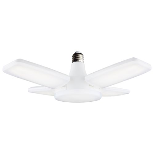 Main product image of 60W LED Multi-Beam Utility/Garage Lamp, 5000K Natural Light, White Finish, 120V