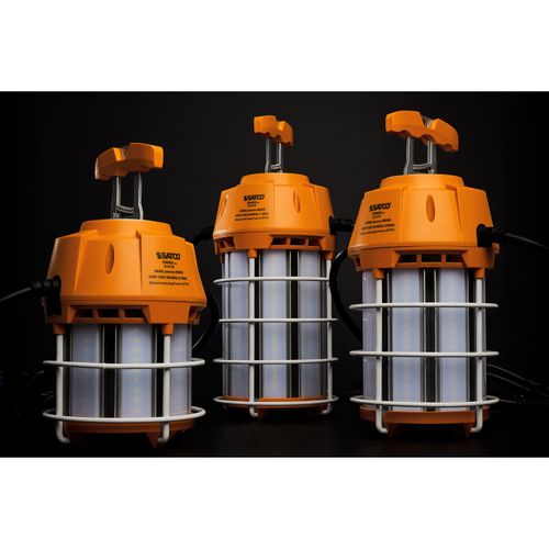 Main product image of 60W LED Hi-Pro Temp Work Light, 5000K, Corncob Shape, 80 CRI, Orange Finish
