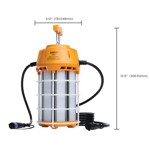 Main product image of 150W LED Hi-Pro Temp Work Light, 5000K, Corncob Shape, 80 CRI, Orange Finish