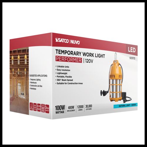 Main product image of 100W LED Temporary Work Light, 5000K CCT, 120V