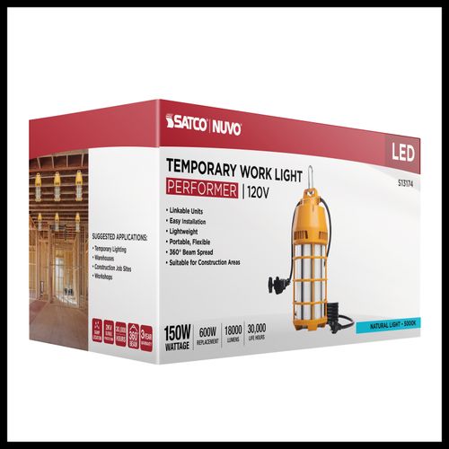 Main product image of 150W LED Temporary Work Light, 5000K CCT, 120V