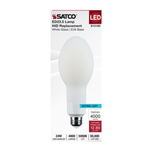 Main product image of 24W LED HID Replacement, ED23.5, 5000K, Medium Base, White, 120-277V