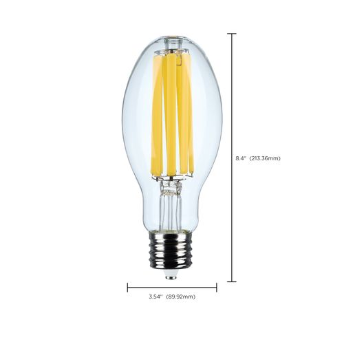 Main product image of 34W LED HID Replacement, ED28, 4000K, Extended Mogul Base, Clear, 120-277V