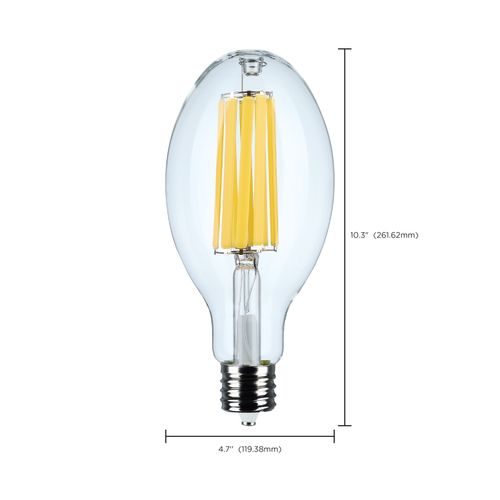 Main product image of 56W LED HID Replacement, ED37, 4000K, Extended Mogul Base, Clear, 120-277V