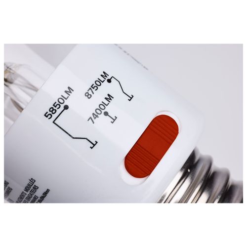 Main product image of 30/38/45Wage Selectable LED HID Replacement, ED28, 5000K, Mogul Extended Base, Clear, 120-277V