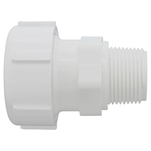 Main product image of 1" PVC GripLoc Compression Male Adapter w/ EPDM (White)