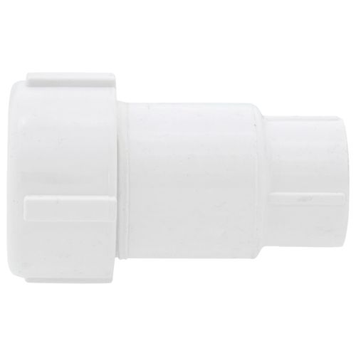 Main product image of 1/2" PVC GripLoc Compression Female Adapter (White)
