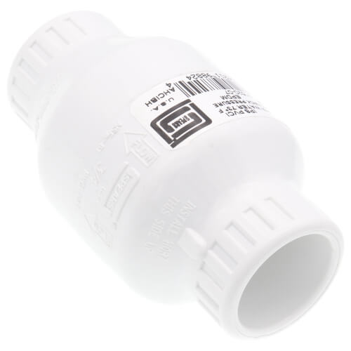 Main product image of 3/4" PVC Utility Swing Check Valve, EPDM (Socket)