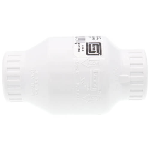 Main product image of 3/4" PVC Utility Swing Check Valve, EPDM (Socket)