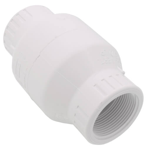 Main product image of 1-1/2" PVC Utility Swing Check Valve, EPDM (Threaded)