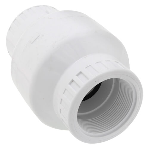 S152020F S152020F 2" PVC Utility Swing Check Valve, EPDM (Threaded)
