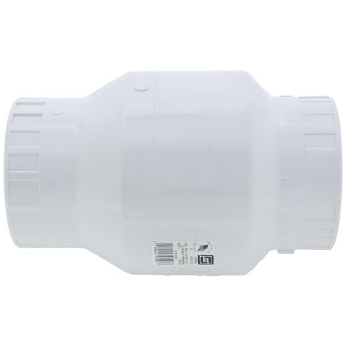 Main product image of 3" PVC Socket Utility Spring Check Valve (White)