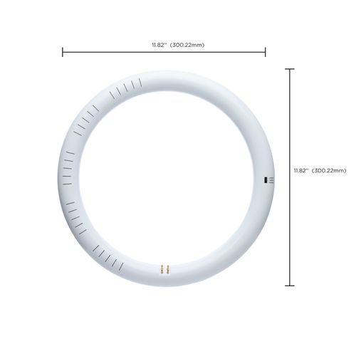 Main product image of LED Circline - 16 Watt T9 Bulb - 3000K/4000K/6500K CCT Selectable - G10q Base - 120-277 Volt (2 Pack)