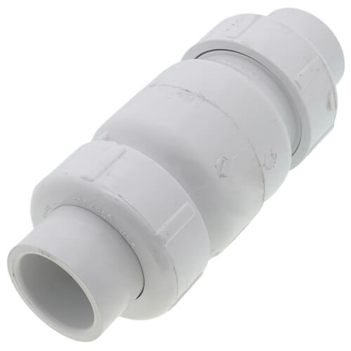 Main product image of 1" PVC Socket Utility Swing Check Valve (White)