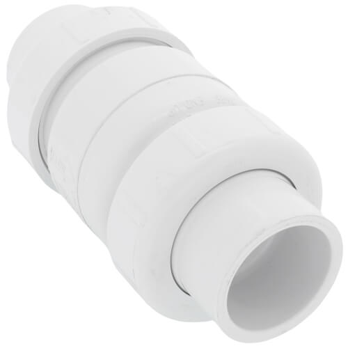 Main product image of 1-1/2" PVC Socket Utility Swing Check Valve (White)