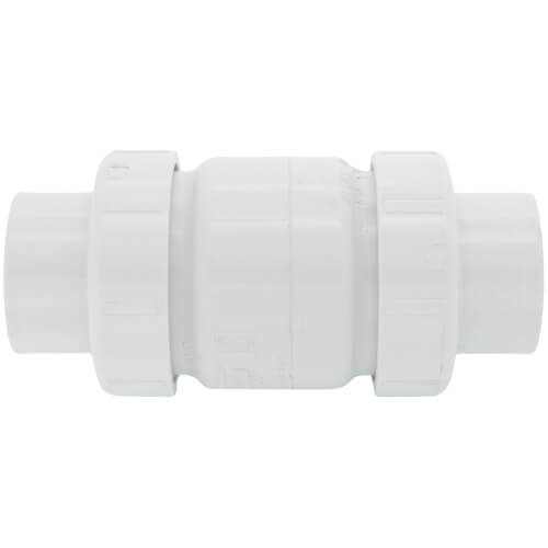 Main product image of 1-1/2" PVC Socket Utility Swing Check Valve (White)