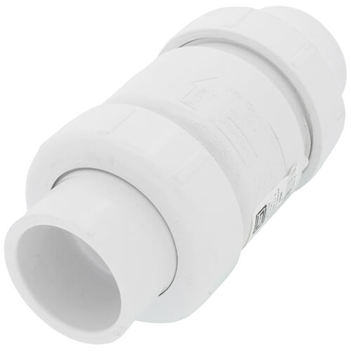 Main product image of 1-1/2" PVC Socket Utility Swing Check Valve (White)
