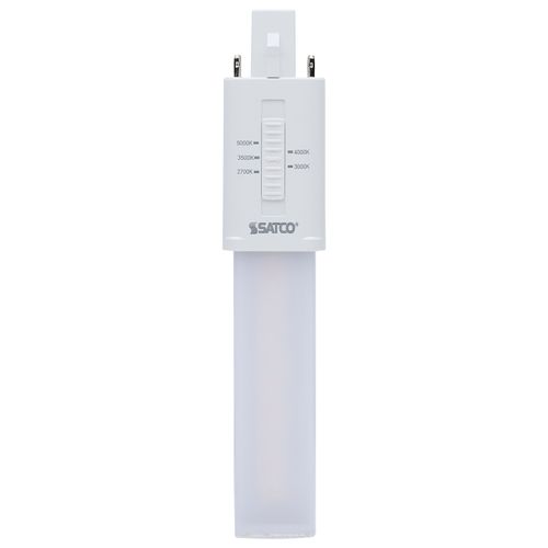 Main product image of 4.5W LED PL 2-PIN, G23 Base, 27K/30K/35K/40K/50K CCT Selectable, 120-277V, Type B, Ballast Bypass (10 Pack)