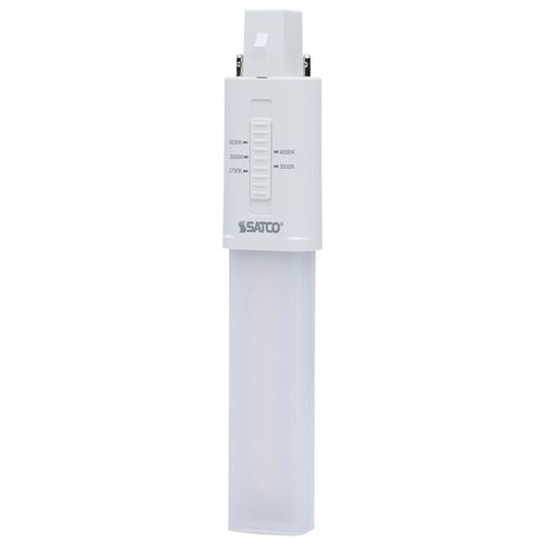 Main product image of 4.5W LED PL 2-PIN, G23 Base, 27K/30K/35K/40K/50K CCT Selectable, 120-277V, Type B, Ballast Bypass (10 Pack)