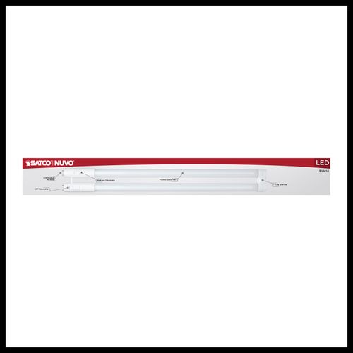 Main product image of 11.5/13/15Wage Selectable T8 U-Bend LED, 30K/35K/40K/50K/65K CCT Selectable, 1", Frost Finish, 120-277V (12 Pack)