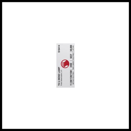 Main product image of 11.5/13/15Wage Selectable T8 U-Bend LED, 30K/35K/40K/50K/65K CCT Selectable, 1", Frost Finish, 120-277V (12 Pack)