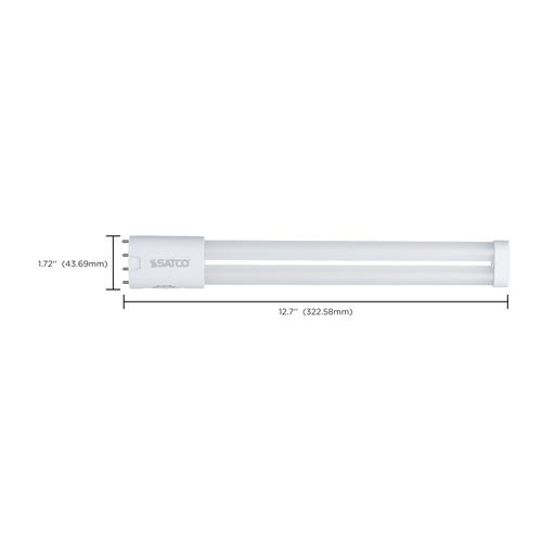 Main product image of 10W PLL LED, 2G11 Base, 30K/35K/40K/50K/65K CCT Selectable, Ballast Bypass, 120-277V (10 Pack)