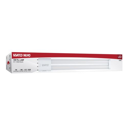 Main product image of 16W PLL LED, 2G11 Base, 30K/35K/40K/50K/65K CCT Selectable, Ballast Bypass, 120-277V (10 Pack)
