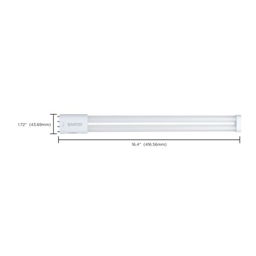 Main product image of 16W PLL LED, 2G11 Base, 30K/35K/40K/50K/65K CCT Selectable, Ballast Bypass, 120-277V (10 Pack)