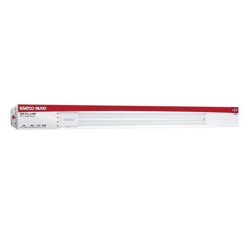 Main product image of 20W PLL LED, 2G11 Base, 30K/35K/40K/50K/65K CCT Selectable, Ballast Bypass, 120-277V (10 Pack)