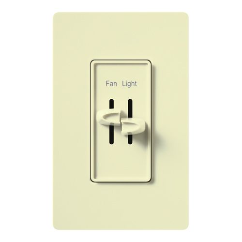 Main product image of Skylark Dual Dimmer Switch and Fully Variable Fan Control, 300W Incand./Halogen and 2.5A Fan, No Almond