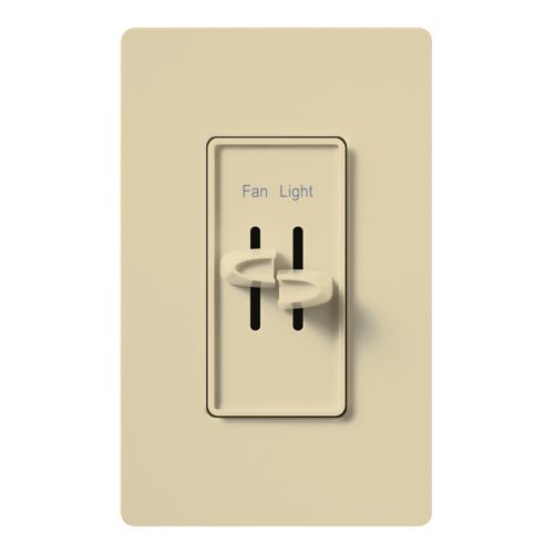 Main product image of Skylark Dual Dimmer Switch and Fully Variable Fan Control, 300W Incand./Halogen and 2.5A Fan, No Ivory