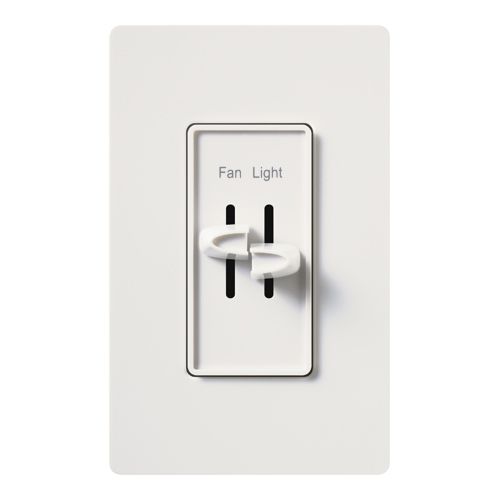 Main product image of Skylark Dual Dimmer Switch and Fully Variable Fan Control, 300W Incand./Halogen and 2.5A Fan, No White