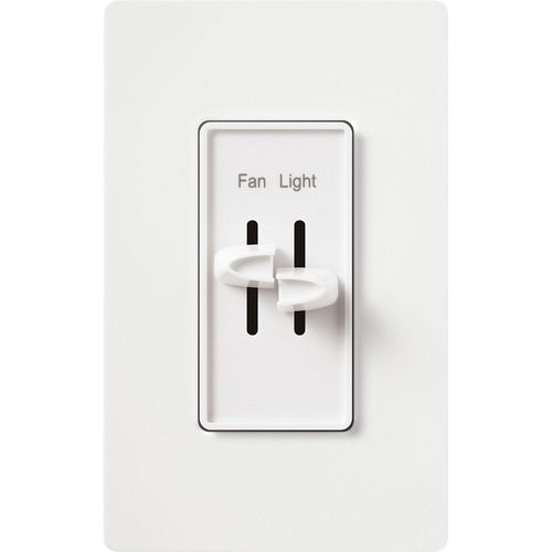 Main product image of Skylark Dual Dimmer Switch and 3-Speed Fan Control, 300W Incand./Halogen and 1.5A Fan, No White