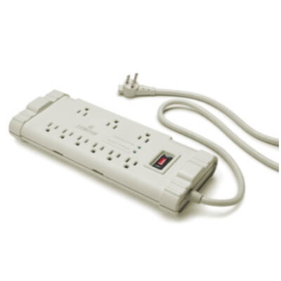 Main product image of Office Grade Surge Strip w/ ABS Plastic Enclosure, 9 NEMA 5-15R Outlets - Beige, 15A, 120V (15' Cord)
