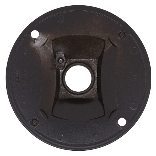 Main product image of 4-1/8" Dia. 1/2" Hub, 1 Hole Round Lamp Holder Cover (Bronze)